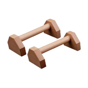 Imagem de YIJU 2x Barra de flexão, alças de flexão, exercícios antiderrapantes, barras paralelas portáteis, equipamento de calistenia para ginástica de piso, 25cm