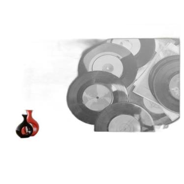 Imagem de Papel De Parede 3D Música Vinil Antigos MUS61 1,75X2,0M - Você Decora