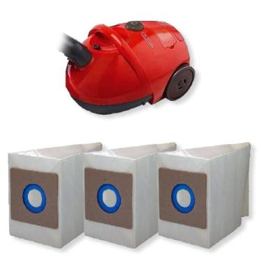 Imagem de 6 Saco Coletor Refil de Papel Descartável para Aspirador de Pó Mallory Golf Cartucho Bag