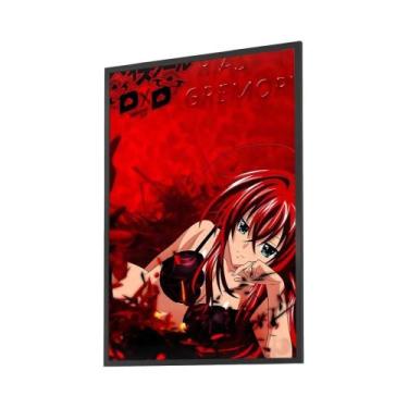 Imagem de Sexy Rias Gremory Anime Girl Retro Kraft Paper Sticker Arte Estética P