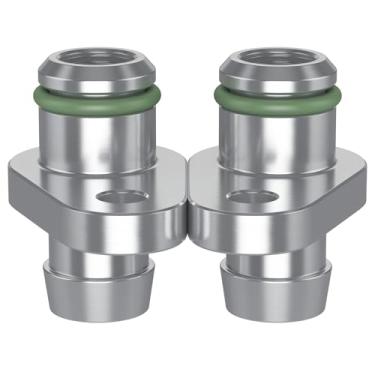 Imagem de Moker Acessórios de reparo de respiro de cárter de alumínio para GM GMC DURAMAX DIESEL 6.6L 2001-2010, conjunto de 2