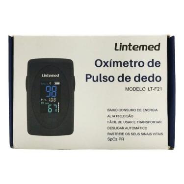 Imagem de Oxímetro De Pulso Para Dedo Lintemed Modelo Lt-f21 Supermedy