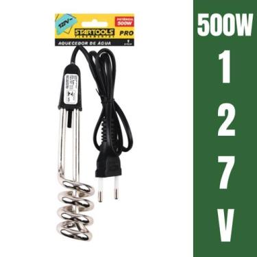 Imagem de Ebulidor Aquecedor Elétrico 127V/220V 500W Pequeno Portátil Mergulhão 