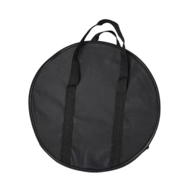 Imagem de simhoa Bolsa de transporte para fogão de acampamento, porta-ferramentas, bolsa de mão com zíper para camping, armazenamento para churrasqueira, utensílios, Grande Redondo