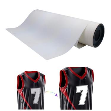 Imagem de CALCA Película de transferência DTF Specialty - 11,8 pol x 16,4 pés/30 cm x 5 m rolo de filme DTF refletivo de cor sólida, peeling a frio