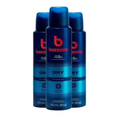 Imagem de Kit Desodorante Aerosol Bozzano Dry 90g - 3 unidades