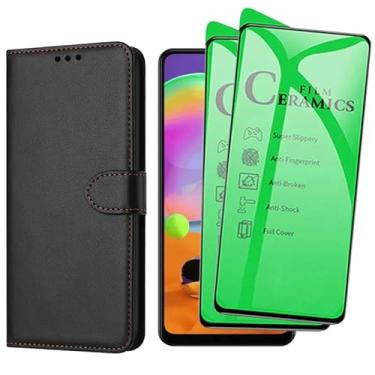 Imagem de Capa Capinha Carteira Para Galaxy A31 Capinha Flip Case + 2 Películas Cerâmica Premium