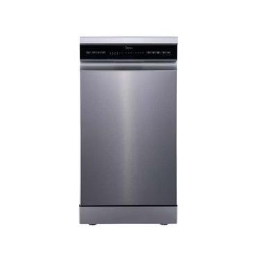 Imagem de Lava Louças de Piso com 10 Serviços Midea SmartHome com 8 Programas de Lavagem Inox 220v - MDWEF1034CSS2