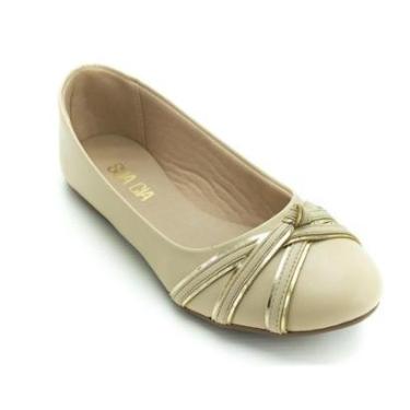 Imagem de Sapatilha Feminina Sua Cia 14998 - Bege-Feminino