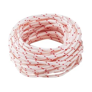 Imagem de Generic Corda de substituição para puxar, corda retrátil, resistente ao desgaste, 10 m/32,8 pés, de substituição em poliéster, para cabo de partida, 4.0 Mm
