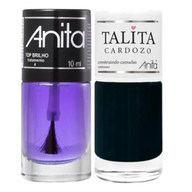 Imagem de Esmalte Construindo Camadas Coleção Talita Cardozo + Top Brilho 10ml A