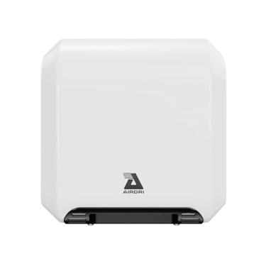 Imagem de AirDri ComfortDRI Secador de mãos automático rápido - compatível com ADA montado na superfície, soprador mãos-livres comercial, secagem ultrarrápida de 15 segundos, eficiência energética, fluxo de ar