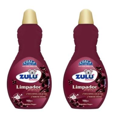 Imagem de Kit Limpador Perfumado Zulu Perfumes Orquídea Negra 500 ml (02 unidades)