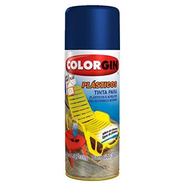 Imagem de Tinta Spray Plástico Colorgin 350 ml Azul Oceano - 1507