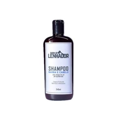 Imagem de Shampoo Barba e Cabelo 240ml - Barba de Lenhador