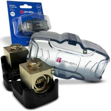 Imagem de Porta Fusível Mini Faca 1 Via 48 Awg 21mm Niquel Fumê Ophera