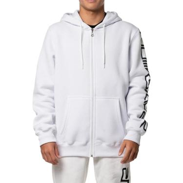 Imagem de Moletom Quiksilver Aberto Omni Action 305G WT24 Branco