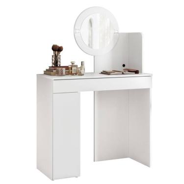 Imagem de Penteadeira Camarim Escrivaninha Com Led Sulla A02 Branco - Mpozenato