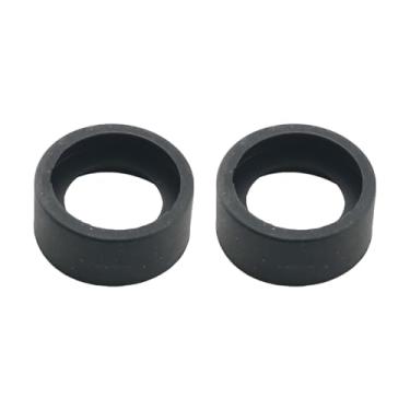 Imagem de WELWIK 2 peças preto pequeno microscópio de borracha ocular peça de mira capa acessório adequado para telescópios de 32-36 mm