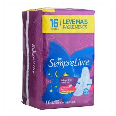 Imagem de Absorvente Sempre Livre Conforto Noturno Suave - Embalagem com 16 Unid