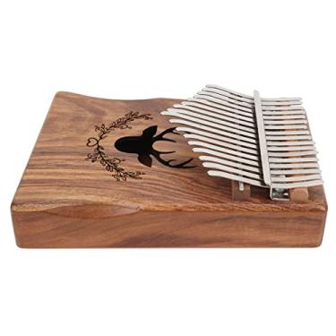 Imagem de Acouto Piano Piano Kalimba 17 Chaves Instrumento Portátil Com Tune Martelo Amantes