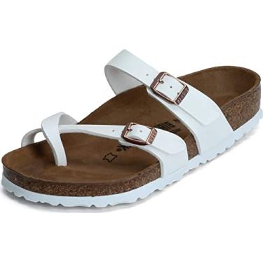 Imagem de Sand lia infantil Mayari da Birkenstock, Mocha, 1-1.5 Narrow Little Kid