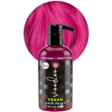 Imagem de MOEHAIR Tintura de cabelo semipermanente | Tintura de cabelo azul escuro 227 g | Sem amônia, sulfato ou parabenos | Vegano e sem crueldade | Tintura de cabelo azul Voodoo Serenity (magenta)