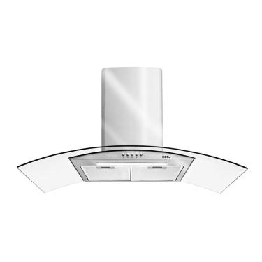 Imagem de Coifa e Depurador de Parede Inox Com Vidro Curvo 90cm Eco90pv 220v - Eos B163422