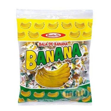 Imagem de Bala Mastigável Banana 500g - Santa Fe