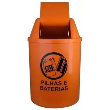 Imagem de Lixeira Para Descarte De Pilhas E Baterias De 12 Litros - Jsn