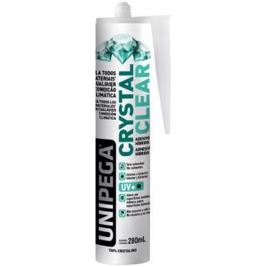 Imagem de Cola Pu Incolor Adesivo Hibrido Crystal Clear 280 Ml Fixa Tudo Obra Co