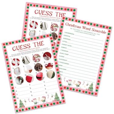 Imagem de Sxurt Jogo de perguntas e adivinhações festivas para família, escritório, sala de aula, 30 cartas frente e verso e 1 carta de resposta-1