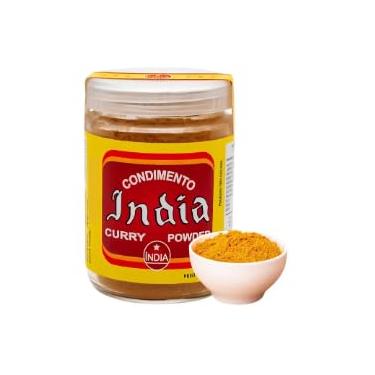Imagem de Condimento Curry Powder em Pó Vidro 57G Índia