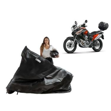 Imagem de Capa Protetora Honda XL 700 Transalp com Baú /Bauleto - Kahawai, Preto