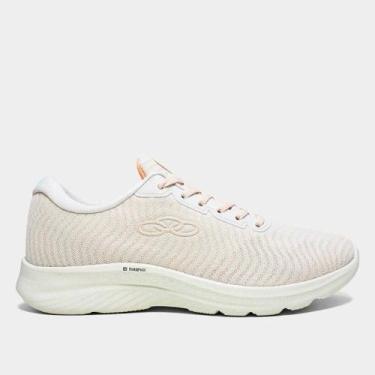 Imagem de Tênis Feminino Olympikus Atmos, Bege, Rosa, 39
