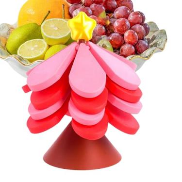 Imagem de Rrlihjgu Conjunto De Trinchos - Árvore Natal Conjunto Tapetes Mesa Dobráveis,Bases Antiderrapantes Para Pratos Travessas Tijelas E Balcões De Microondas Forno E - Para Forno