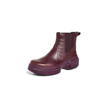 Imagem de Sorel Bota feminina Ona Ave Chelsea Wp Fashion, Ameixa épica/preta, 37