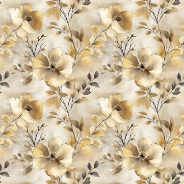 Imagem de Papel De Parede Adesivo Floral Ramos Autocolante Premium - PAPEL E PAR