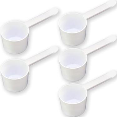 Imagem de 2 colheres de sopa (1/8 xícara | 28 g | 6 colheres de chá | 30 ml | 2 colheres de sopa) Colher de café de plástico sem BPA para café moído, proteína em pó, especiarias, ração para cães e produtos