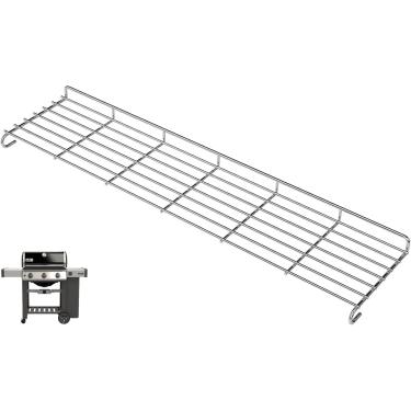 Imagem de 66044 Peças de reposição para churrasqueira Weber GS4 Genesis II 3 queimadores Genesis 2 300 SER Weber GS4 Genesis II S315 S335 S345 E310 E315 E325 E330 E335 S310 Rack superior, aço inoxidável Rack de