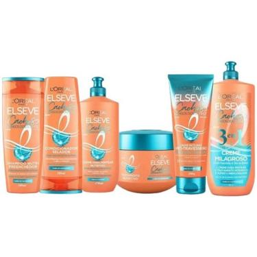 Imagem de Kit Elseve Cachos Longos Do Sonhos Completo 6 Itens