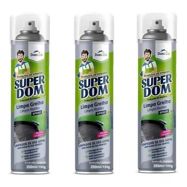 Imagem de Kit 3 Limpa Grelha Desengordurante Brilho Churrasco Airfryer