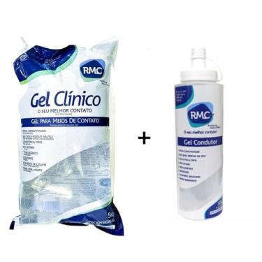 Imagem de Gel Condutor Incolor Para Ultrassom RMC Tens Fes Bag 5kg + Recipiente 300g