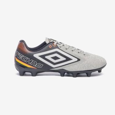 Imagem de Chuteira Umbro Techno II Campo, Cinza, 41