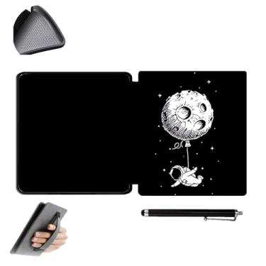 Imagem de GUKSRASO Capa para Kindle Oasis 10ª/9ª Geração (Modelo: CW24WI/S8IN4O) - Compatível com 7 Polegadas, Material TPU à Prova D'água, com Alça de Mão e Caneta Stylus