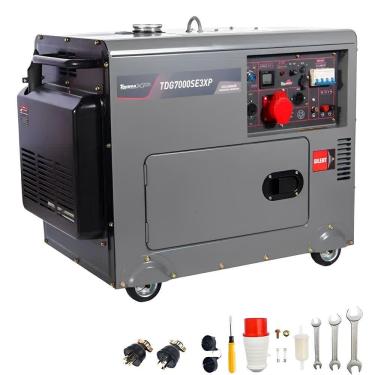 Imagem de Gerador Diesel Cabinado 418 cc 6,5 KVA 251-072 Trifásico TOYAMA