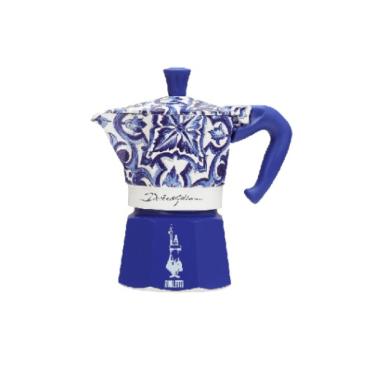 Imagem de Moka Express Dolce & Gabbana Blu Med - 3 Xícaras - Bialetti