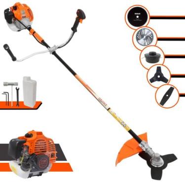 Imagem de Roçadeira Robusta À Gasolina Vulcan VR520H 52cc 2,5HP 10.000rpm 2T Par