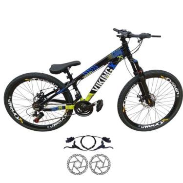 Imagem de Bicicleta Aro 26 Vikingx Tuff 25 Aluminio 21 Velocidades Freio Hidraul