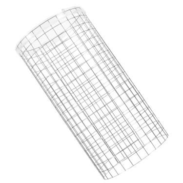 Imagem de SUPVOX Grade de isolamento de rede de cone de criação de peixes para aquário resistente à ferrugem, barril de desova de ferro com superfície lisa para incubação e incubação de camarão e peixe-anjo